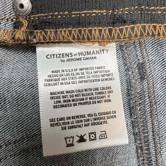 Citizens of Humanity Avedon Ankle Ultra Skinny Maternity Jeans Dark Wash Size 32 - Picture 10 of 16